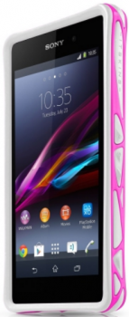 Чехол для Sony Xperia Z1 ITSKINS Venum White Pink Чехол для Sony Xperia Z1 ITSKINS Venum White Pink